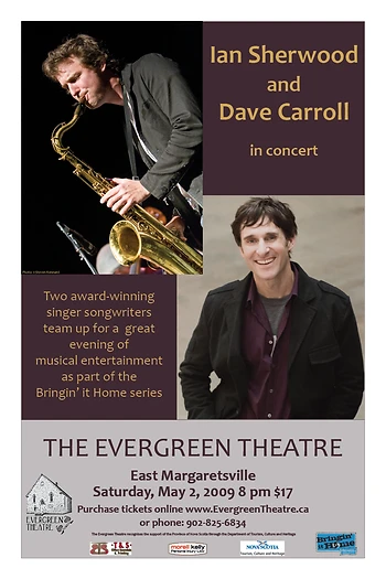 Poster for Ian Sherwood with Dave Carroll