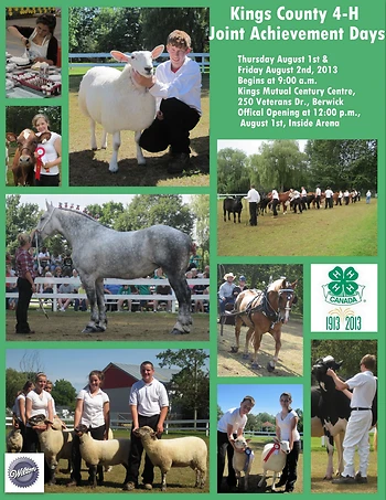 Poster for 4-H Joint Achievement Days