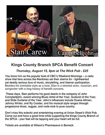 Poster for Stan Carew & John Campbelljohn