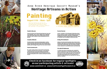 Poster for Heritage Artisans in Action, Painting