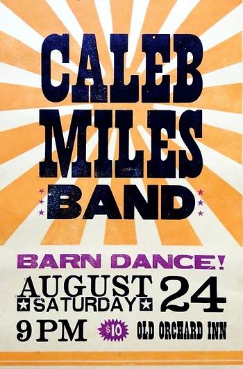 Poster for Caleb Miles Band