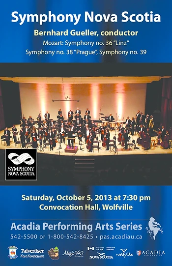 Poster for Symphony Nova Scotia
