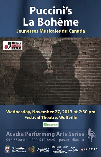Poster for Puccini's La Bohème