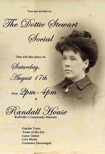 Poster for Dottie Stewart Social