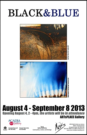 Poster for Black & Blue Exhibition