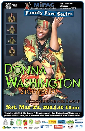 Poster for Donna Washington, Storyteller
