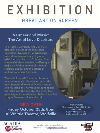 Poster for Vermeer and Music
