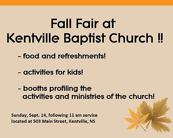 Poster for Fall Fair and Open House