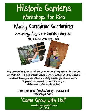 Poster for Wacky Container Gardening