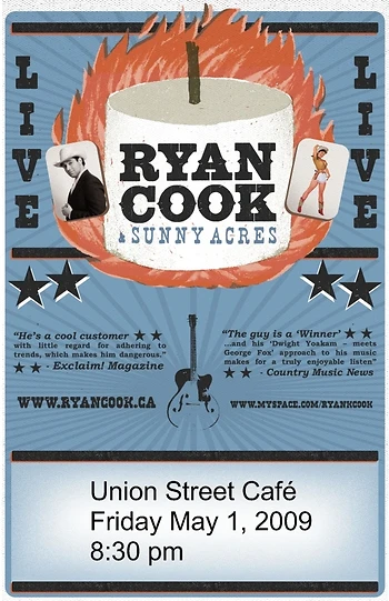 Poster for Open Mic with Ryan Cook