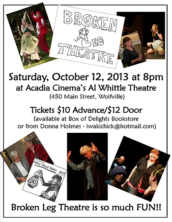 Poster for Broken Leg Theatre - Spooky