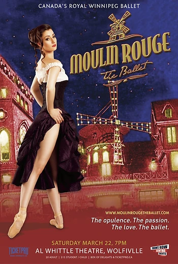 Poster for Moulin Rouge - Royal Winnipeg Ballet