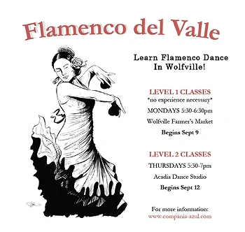 Poster for Flamenco Dance Class