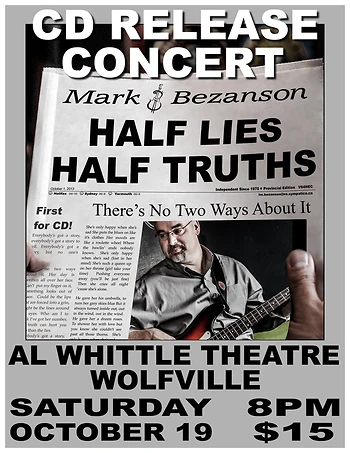 Poster for Mark Bezanson CD Release