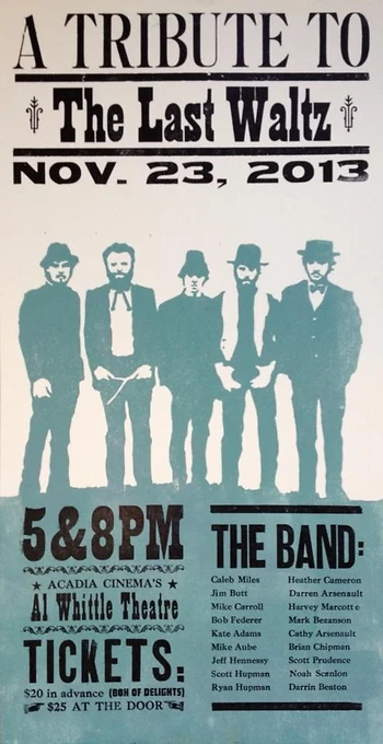 Poster for Tribute To The Last Waltz