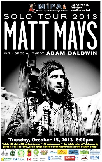 Poster for Matt Mays