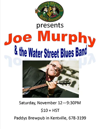 Poster for Joe Murphy Water St. Blues 