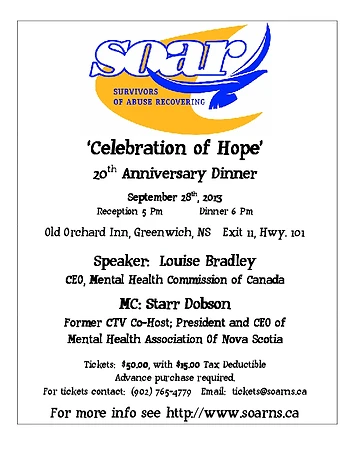 Poster for Celebration of Hope