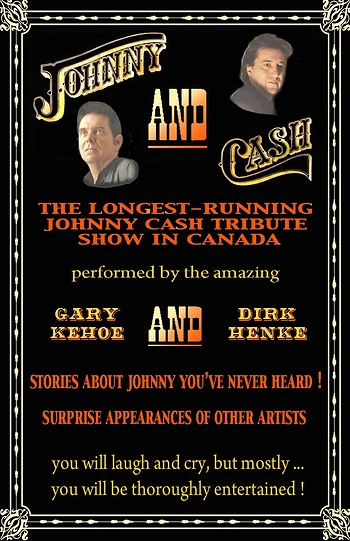Poster for Johnny Cash Tribute Show