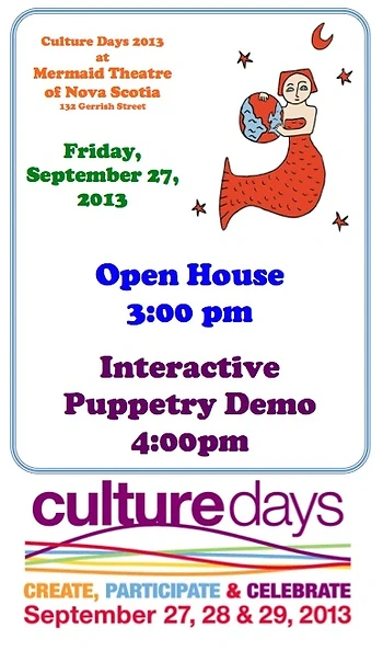 Poster for Open House & Puppetry Demo