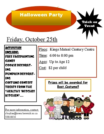 Poster for Halloween Party