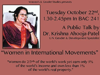 Poster for Women in International Movements