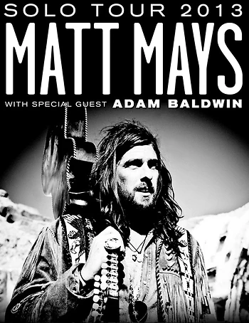 Poster for Matt Mays & Adam Baldwin - SOLD OUT