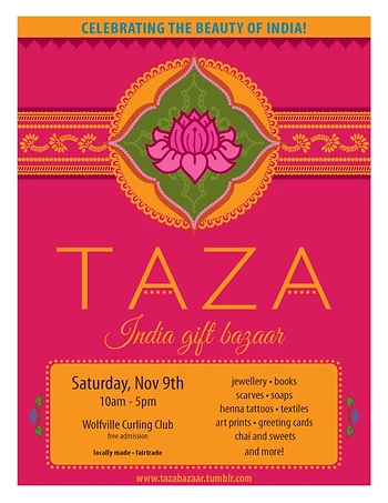 Poster for TAZA India Gift Bazaar
