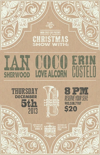 Poster for Coco Love Alcorn, Ian Sherwood & Erin Costelo