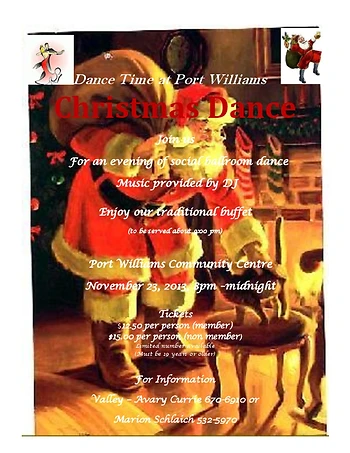 Poster for Christmas Dance