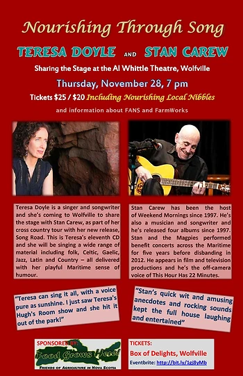 Poster for Teresa Doyle & Stan Carew 