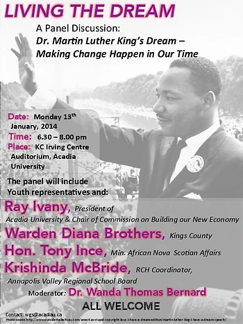 Poster for Martin Luther King Day