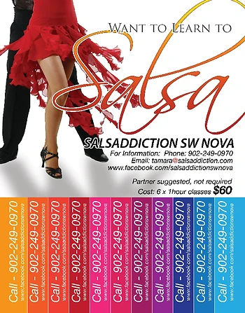 Poster for Salsa Dance Classes