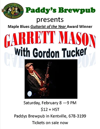 Poster for Garrett Mason Blues Band