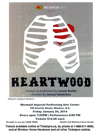 Poster for Heartwood by Laura Burke