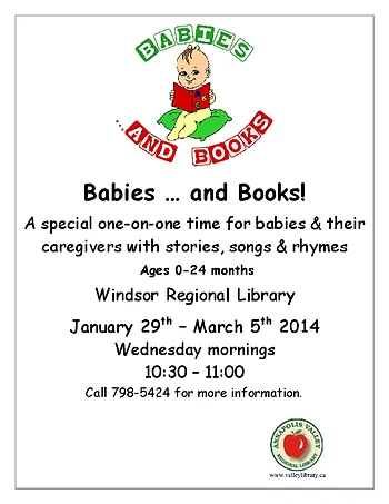 Poster for Babies and Books