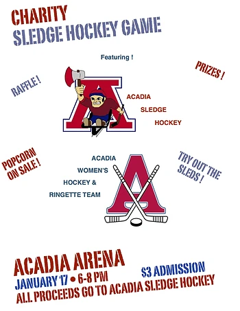 Poster for Sledge Hockey Showcase
