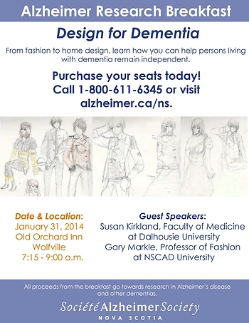 Poster for Alzheimer Research Breakfast