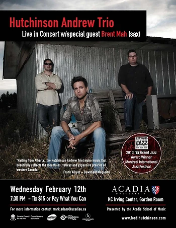 Poster for Hutchinson Andrew Trio