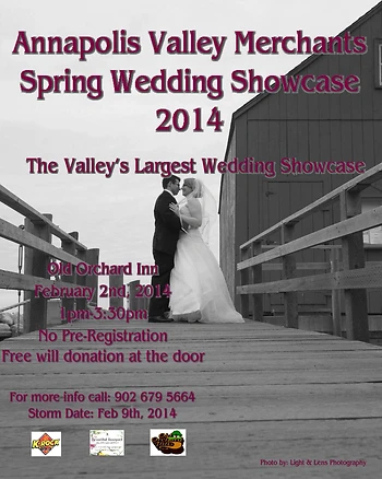 Poster for Valley Merchants Wedding Showcase