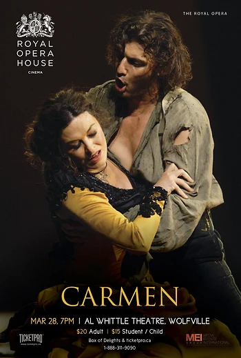 Poster for Carmen - The Royal Opera