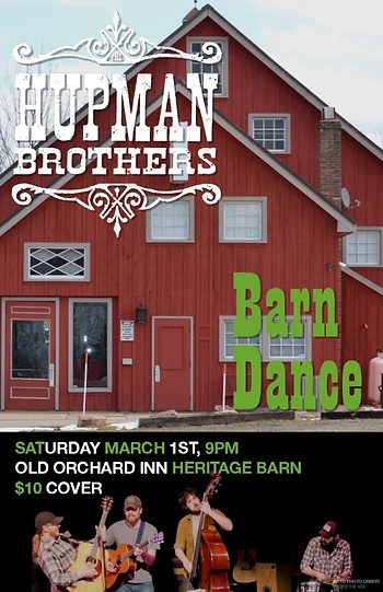 Poster for Hupman Brothers Band Barn Dance