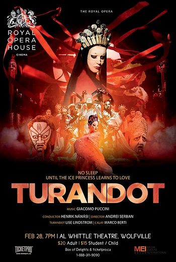 Poster for Turandot - The Royal Opera
