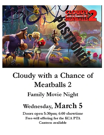 Poster for Family Movie Night
