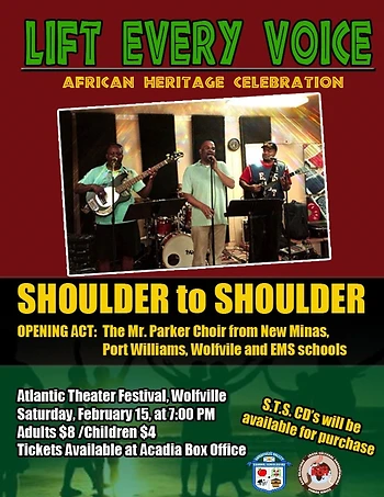Poster for African Heritage Celebration with Shoulder to Shoulder