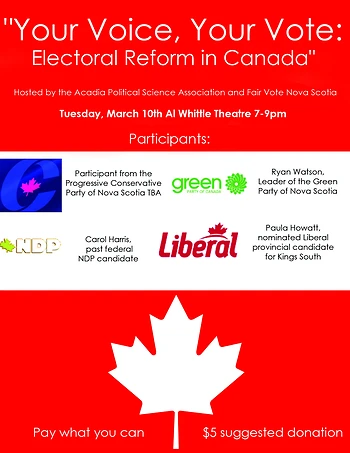 Poster for Your Voice, Your Vote: Electoral Reform in Canada