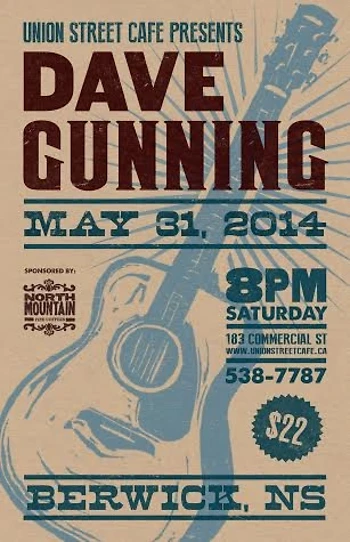 Poster for Dave Gunning Sold out!