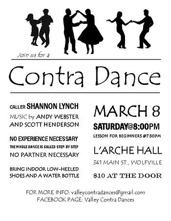 Poster for Contra Dance