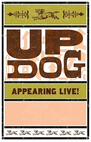 Poster for Up Dog CD Release