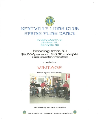 Poster for Spring Fling Dance